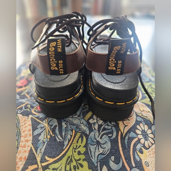 NEW Dr. Martens Brown Strappy Nartilla Platform Sandals Brown SIZE 8 - Picture 6 of 7